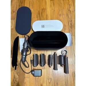 Brand NEW Dyson Airwrap i.d. Multi-Styler Straight + Wavy Amber Silk Retail $650